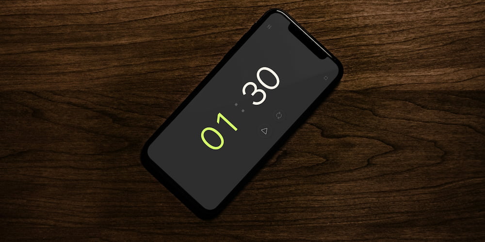 Functionality of a free online timer for 90 seconds