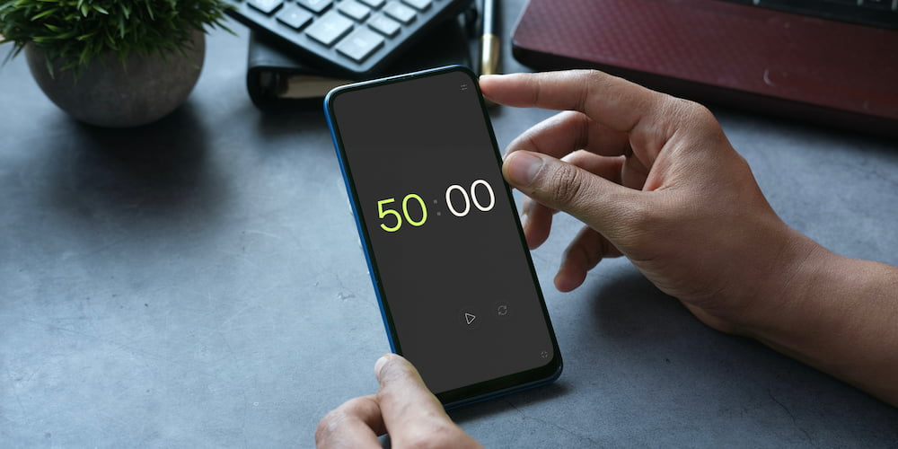 Key features of a 50-minute online timer